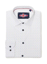 Chemise habillée à micro imprimé