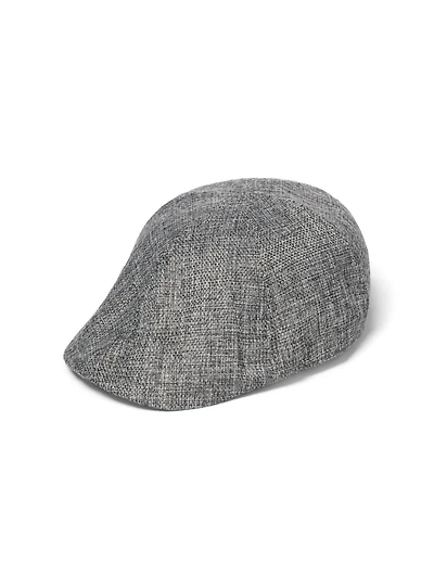 Casquette à effet lin