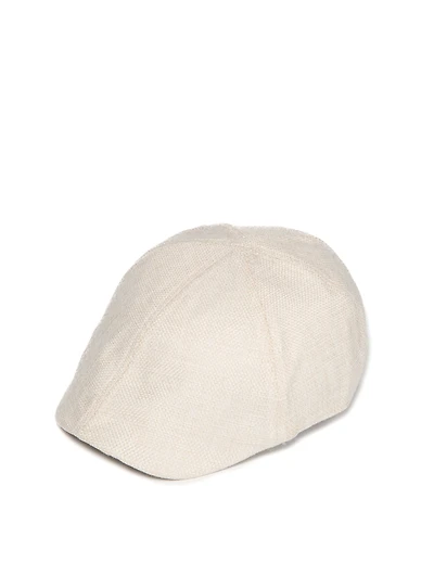 Casquette à effet lin