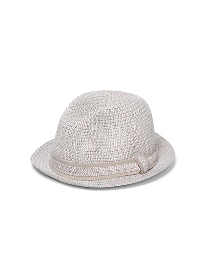 Chapeau fedora gris