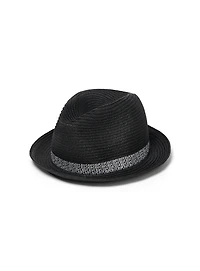 Chapeau fedora noir