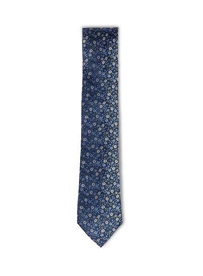 Green Floral Tie