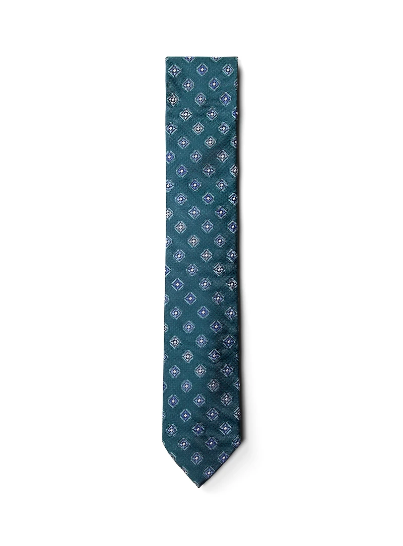Small Square Pattern Tie