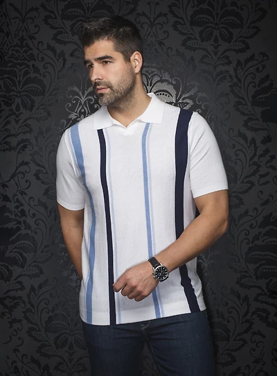 Polo 'Avery' à rayures