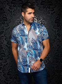 Chemise à motif abstrait 'Badesi-SS'