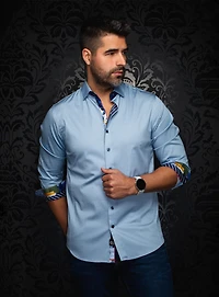 Chemise à motif de cercles 'Barricade'