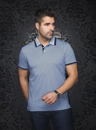 Diamonds Pattern 'Benz' Polo