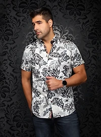 Chemise à motif de fleurs 'Bolonia-SS'
