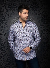 'Elrick' Triangle Print Shirt