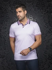 Micro Check Print 'Fairmont' Polo