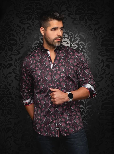 Chemise à motif floral 'Galloway'