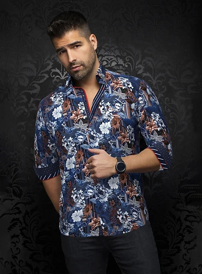 Butterflies Print 'Gandini' Shirt
