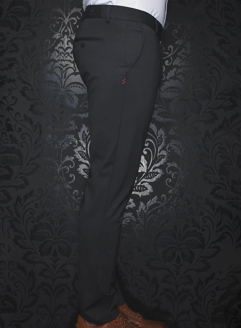 'GT3-Turbo' Micro Textured Black Pants