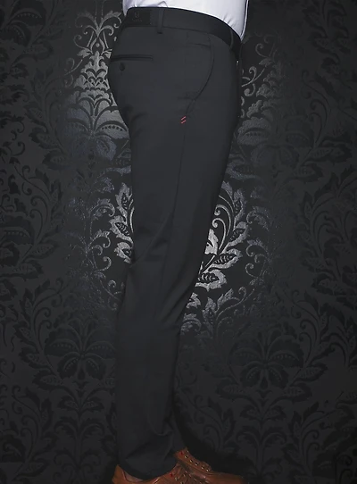 'GT3-Turbo' Micro Textured Black Pants