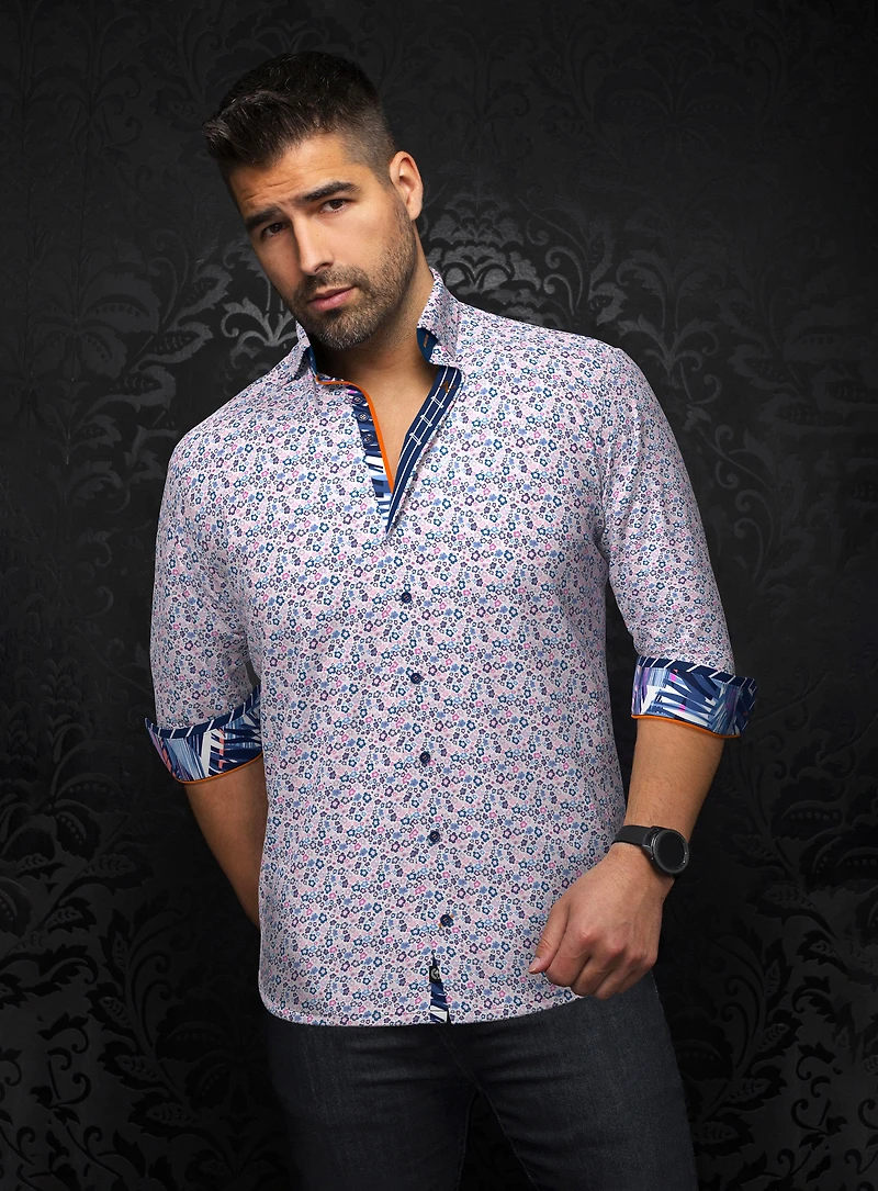 'Haylo' Flowers Print Shirt