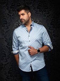 ​'Jamerson' Leaf Pattern Shirt