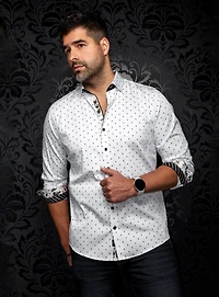 ​'Jamerson' Leaf Pattern Shirt