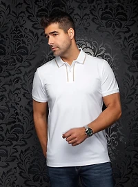 Polo en tricot 'Kaan'