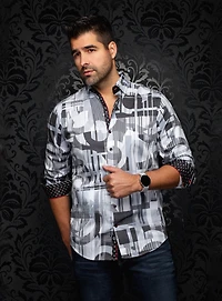 'Lajedo' Geometric Print Shirt