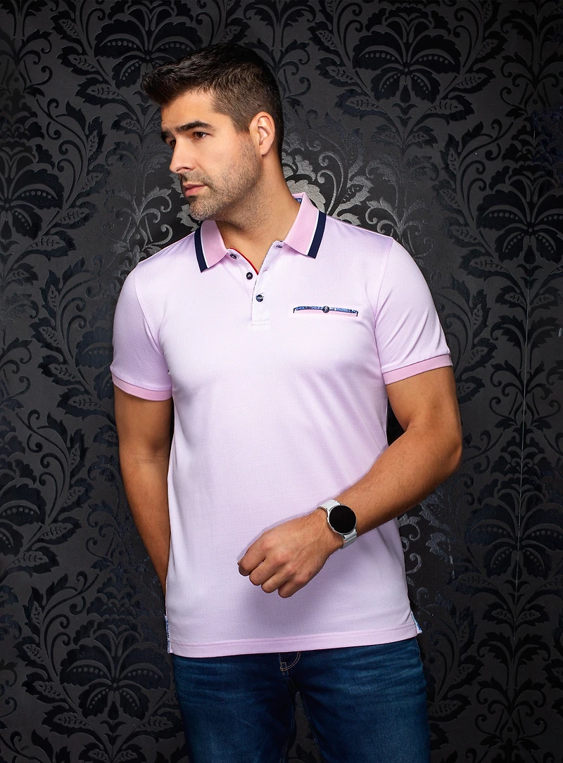 Polo à faux uni 'Mojave'