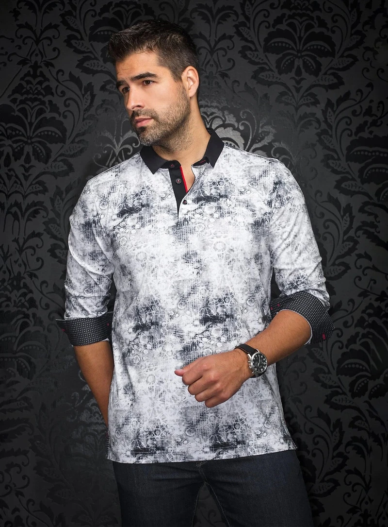 Polo 'Nunez' à manches longues