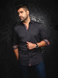 Chemise à micro imprimé 'Optimus'