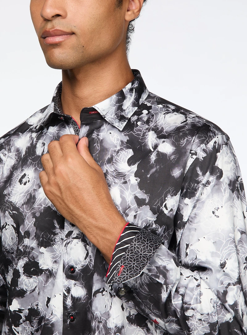 'Rosarugosa' Circle Print Shirt