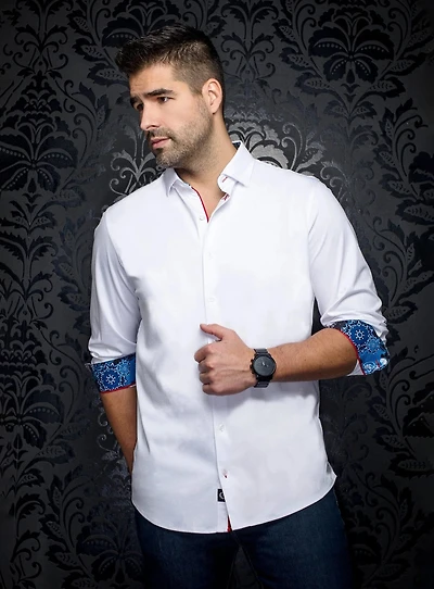 'Rosmarino' Subtil Print Shirt