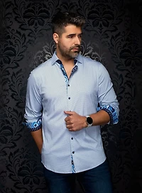 'San Luca' Micro-Square Shirt