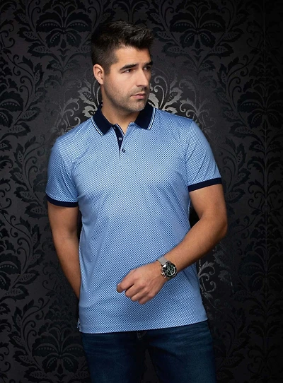 'Seacliff' Micro Diamond Polo
