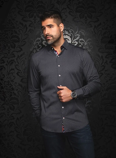 Chemise à motif de cercles 'Sundance'