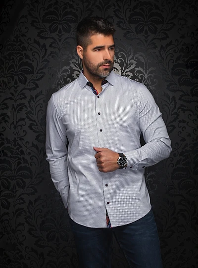 Chemise à motif de cercles 'Sundance'