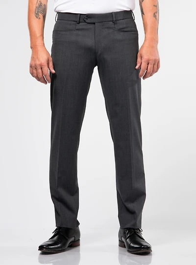 Pantalon habillé en tissu extensible