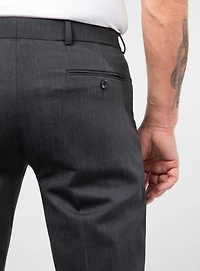 Pantalon habillé en tissu extensible
