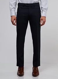 Pantalon habillé en tissu extensible