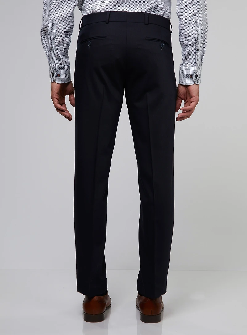 Pantalon habillé en tissu extensible