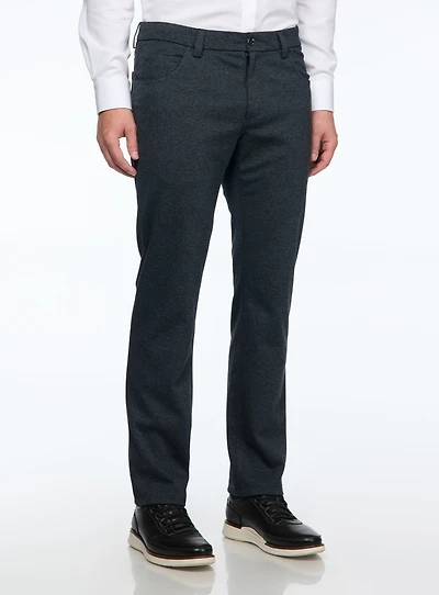 Pantalon habillé à effet strié