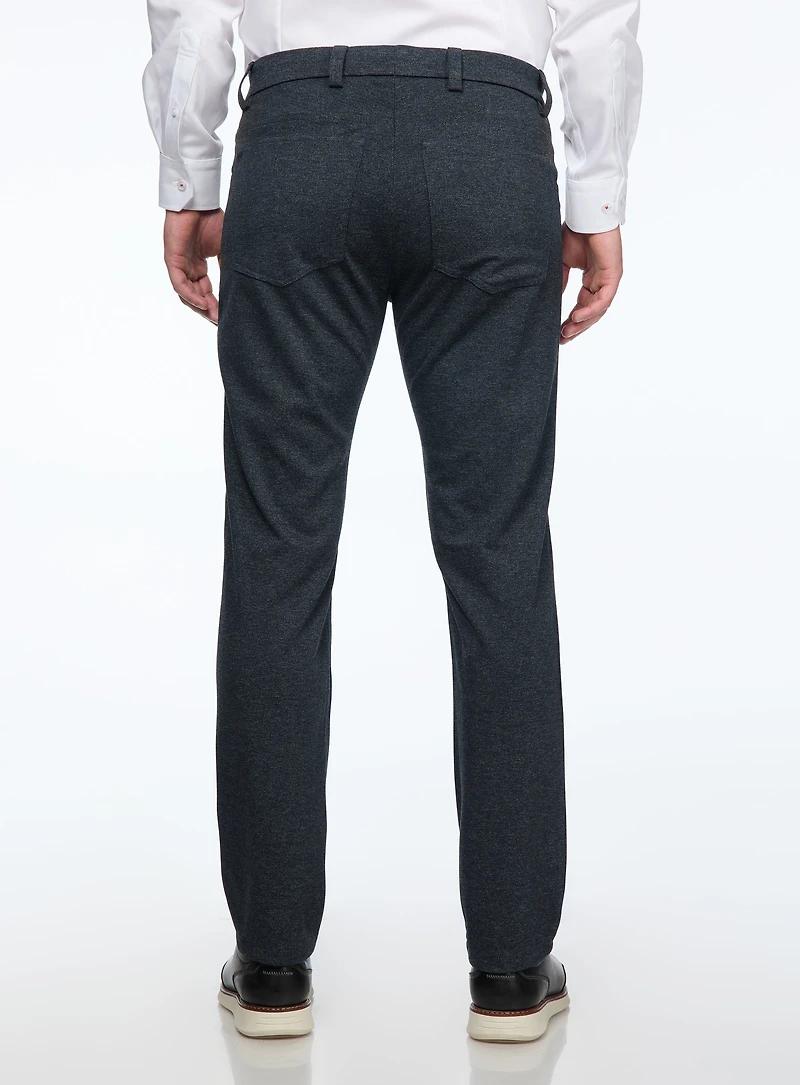 Pantalon habillé à effet strié