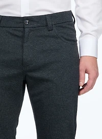 Pantalon habillé à effet strié