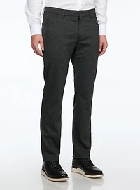 Pantalon habillé à effet strié
