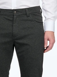 Pantalon habillé à effet strié
