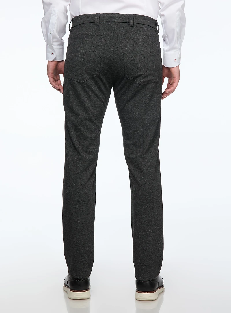 Pantalon habillé à effet strié