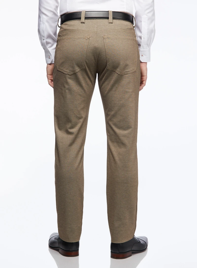 Pantalon habillé en sergé uni