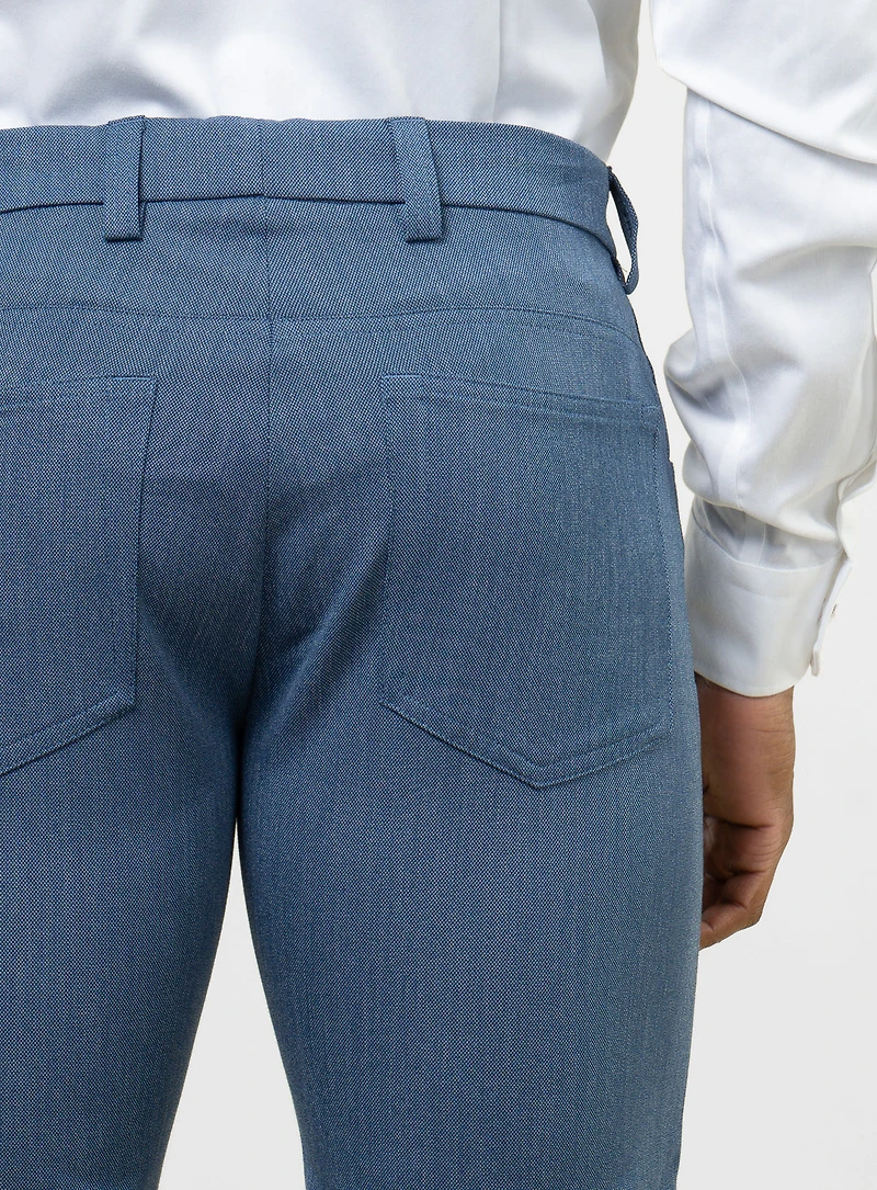 Linen Effect Dress Pants