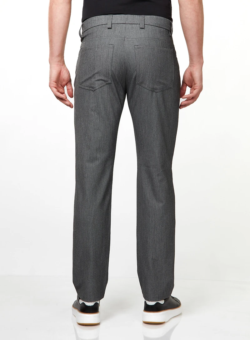 Linen Effect Dress Pants