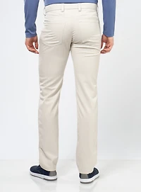 Pantalon habillé à effet lin