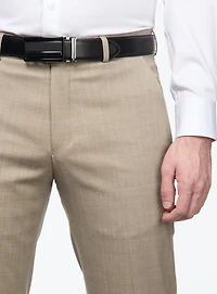 Taupe Twill Dress Pants