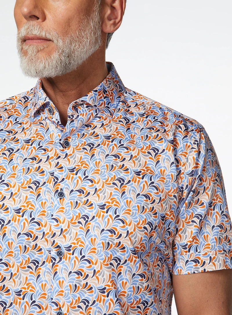Turbo Print Sateen Shirt