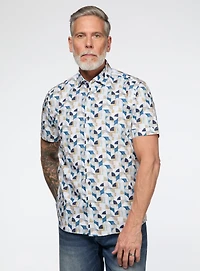 Memphis Print Poplin Shirt