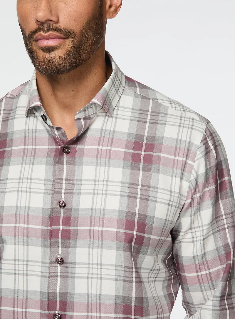 Pink Plaid Shirt